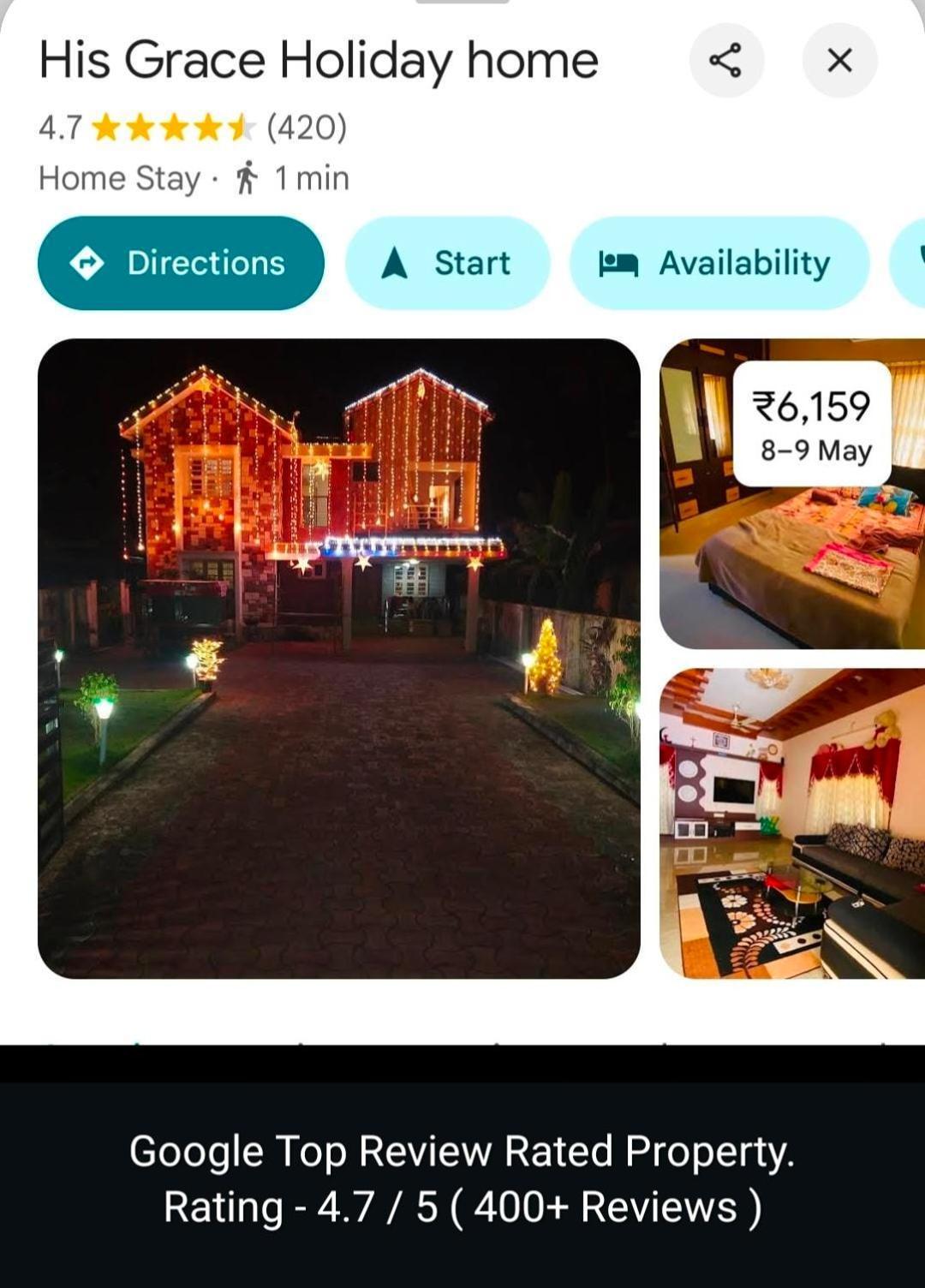 His Grace Holiday Home - Nr To Malpe Beach أودوبي المظهر الخارجي الصورة